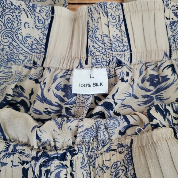 Silk Sleeveless Pant Set Size Large - Picture 10 of 10